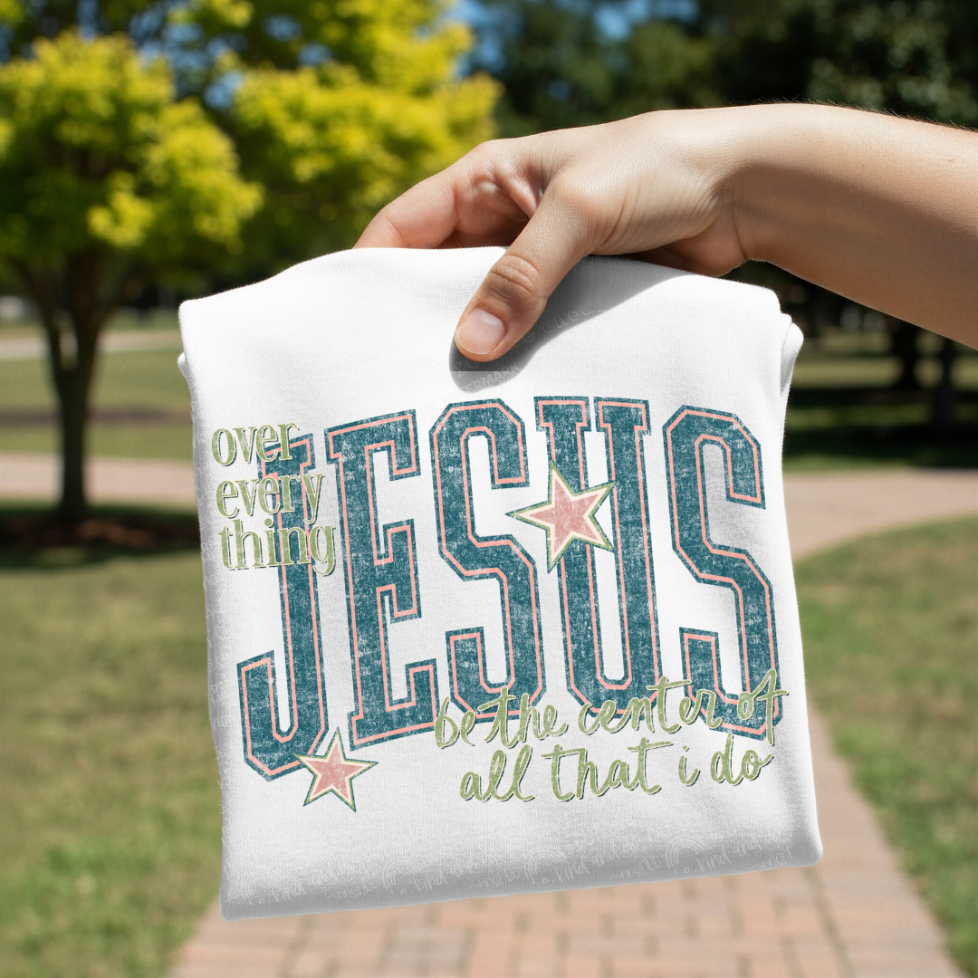Jesus DTF tee shirt
