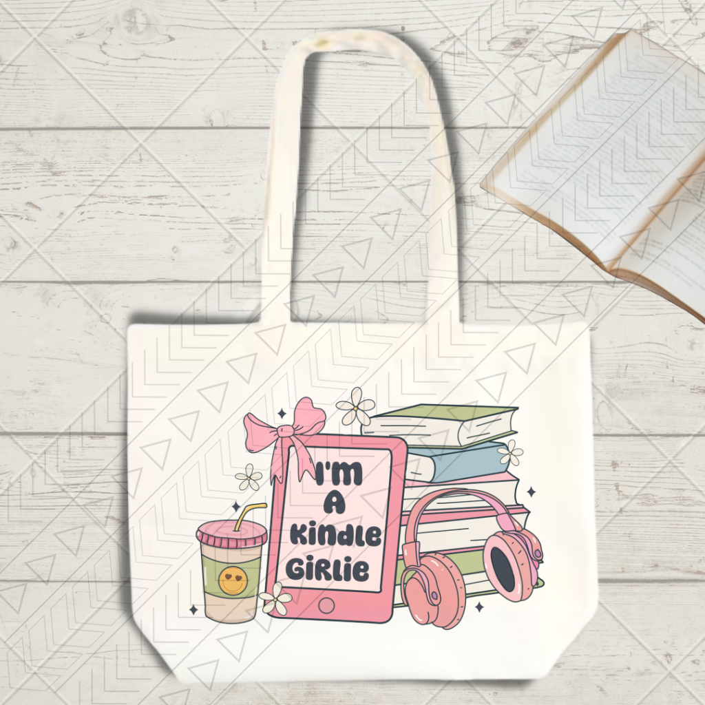 I’m A Kindle Girlie tote