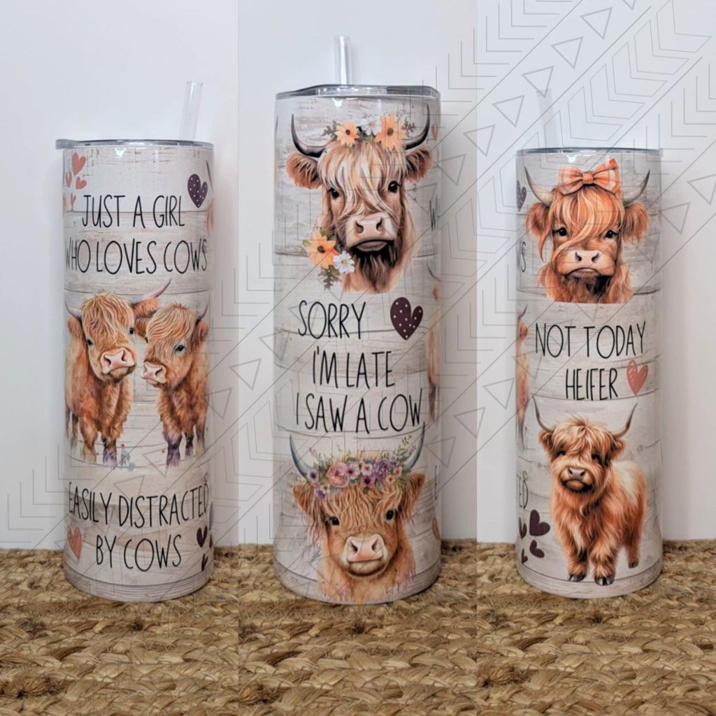 Just A Girl Who Loves Cows Tumbler Tumbler