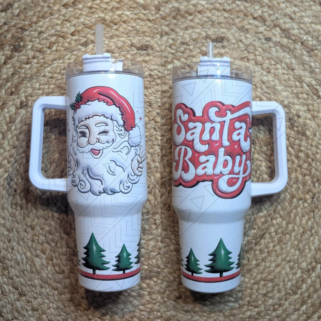 30oz Santa Baby 3d puff