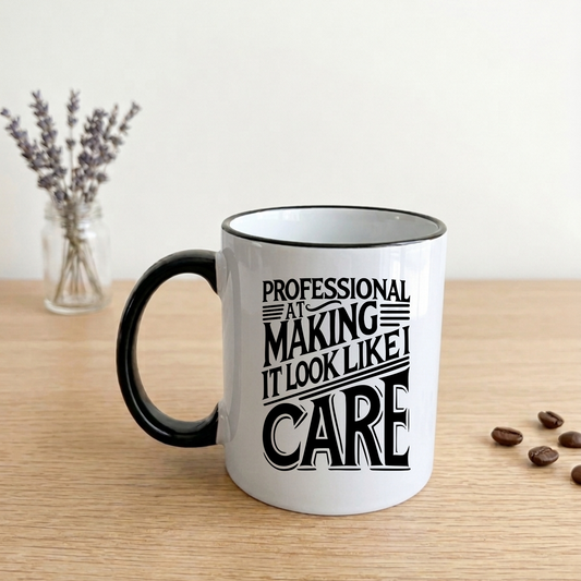 Professional at making it look like I care