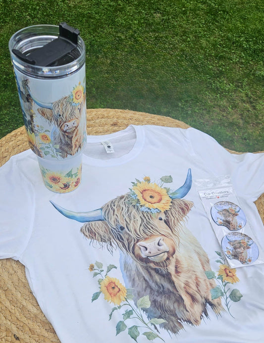 Highland Cow Bundle w/40oz