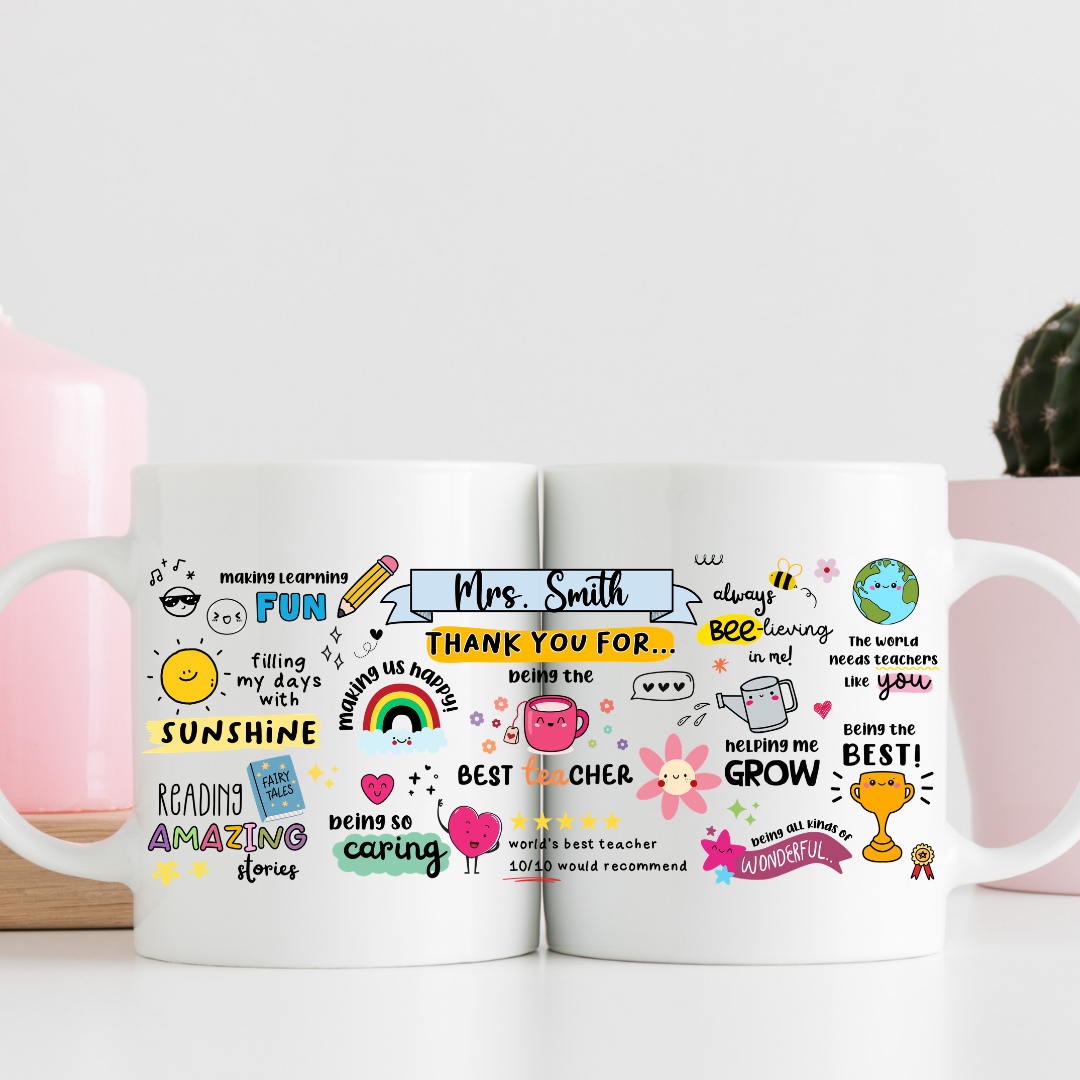 Thank you for being... teacher mug