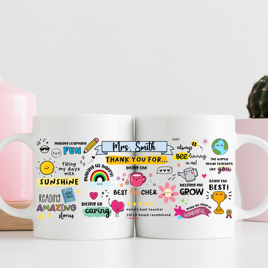 Thank you for being... teacher mug