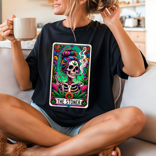 The Stoner Tarot DTF tee shirt