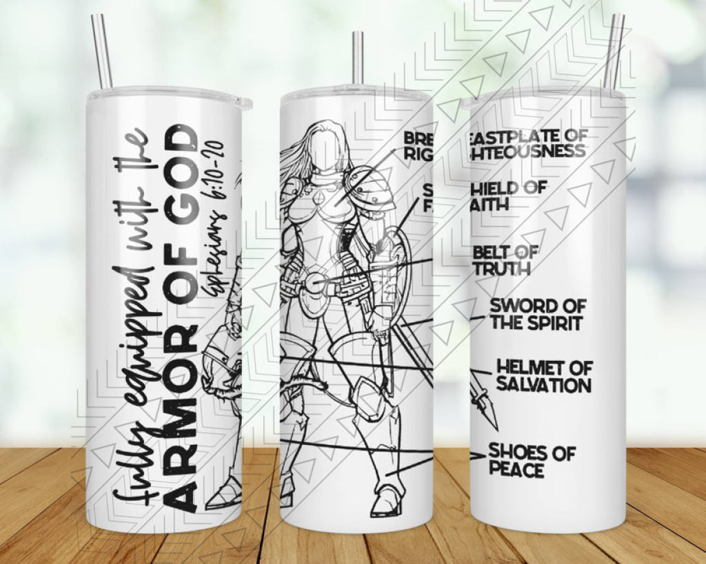 Armor Of God (Male/Female) Tumbler