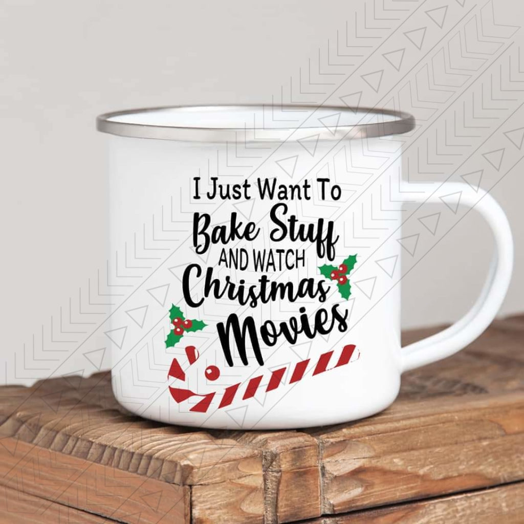 Bake & Christmas Movies Mug