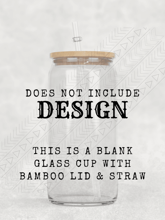 Blank Glass Can Cup Blank