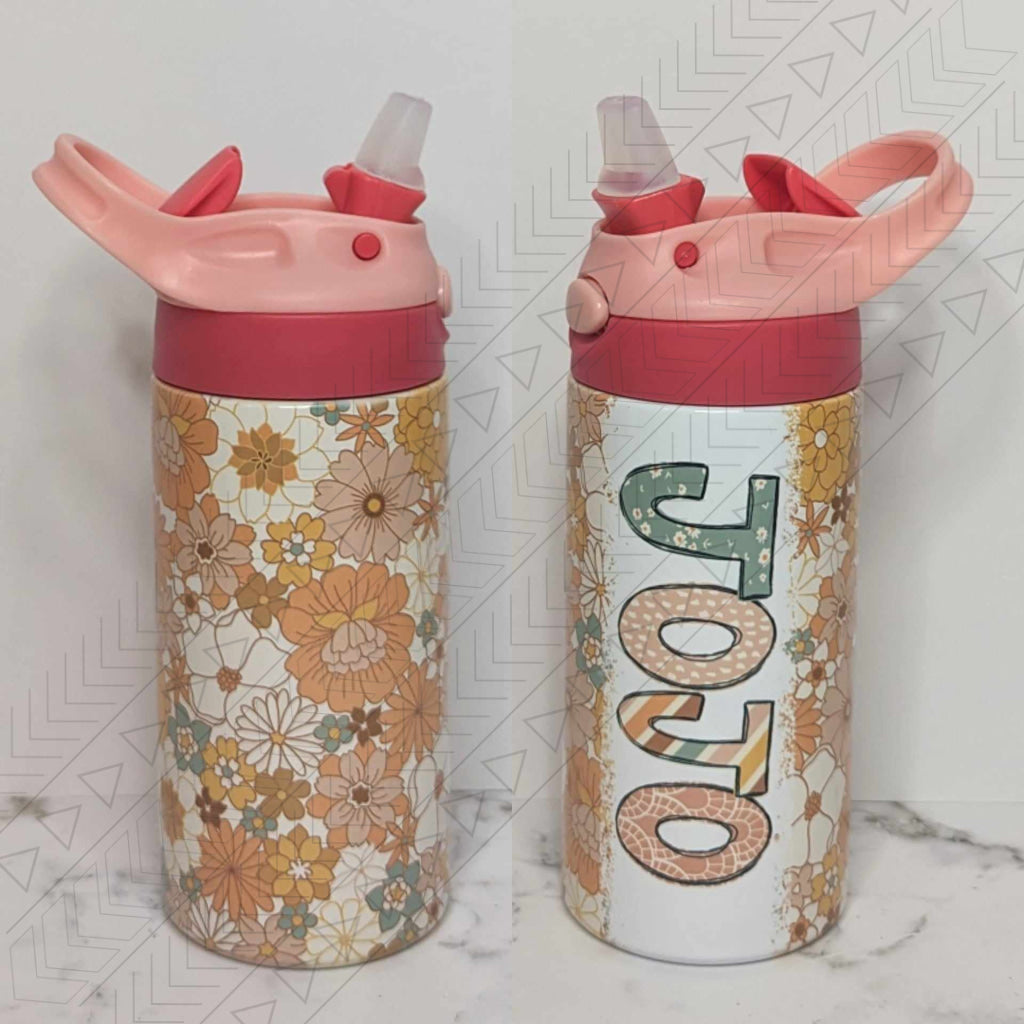 Boho Floral Kid’s Bottle