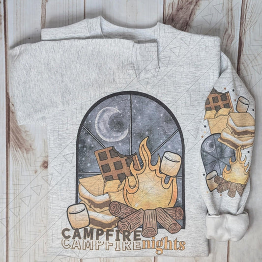 Campfire Nights Sweatshirt Shirts & Tops