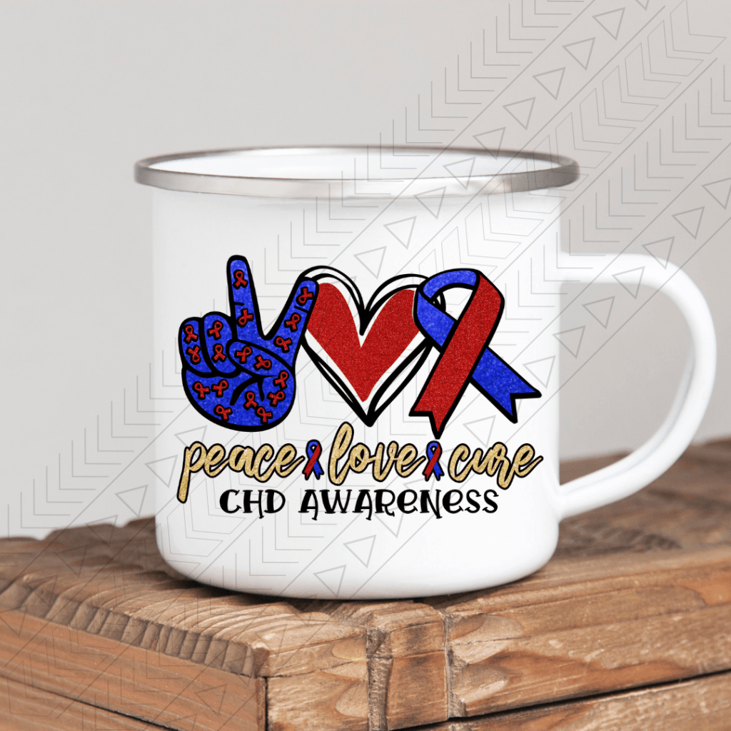 Chd Awareness Enamel Mug Mug