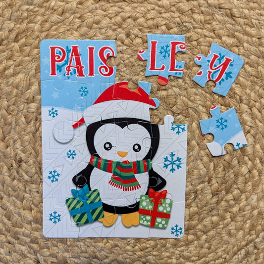 Christmas Penguin Puzzle