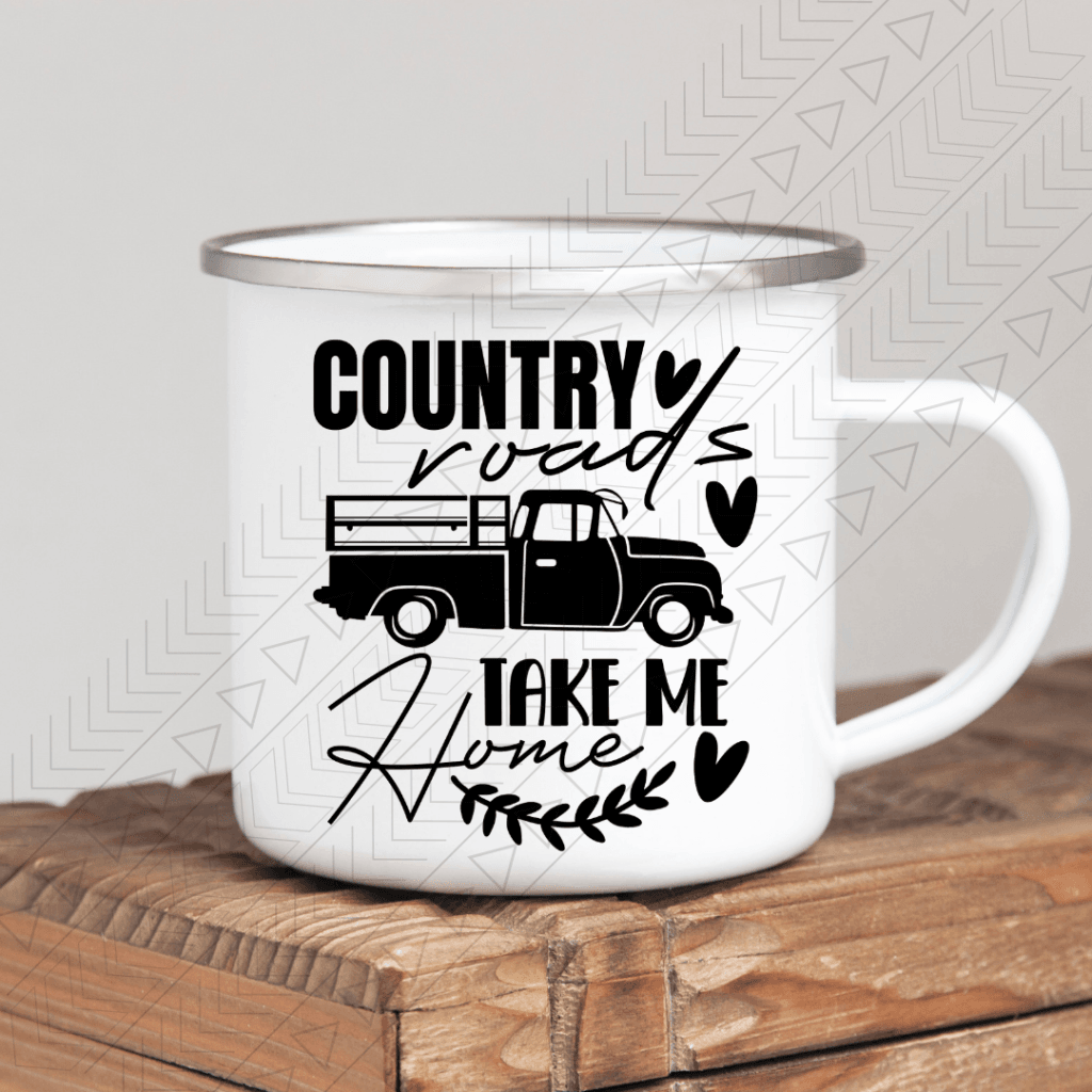 Country Road Enamel Mug Mug