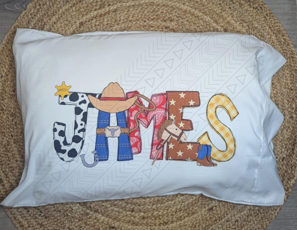 Cowboy/Girl Pillowcase Personalized Pillowcases