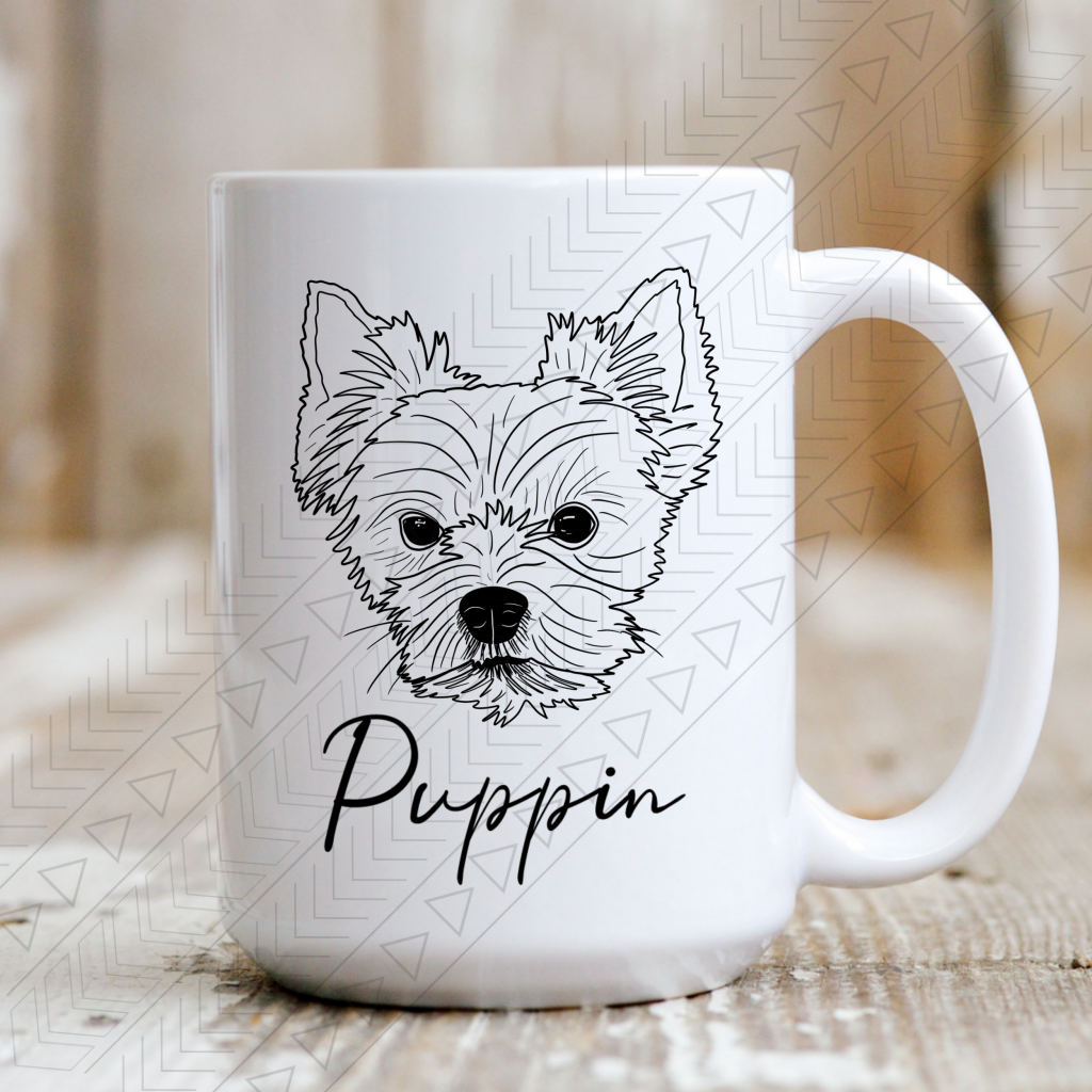 Custom Dog Breed (3 Dogs) Ceramic Mug 15Oz / Name Mug