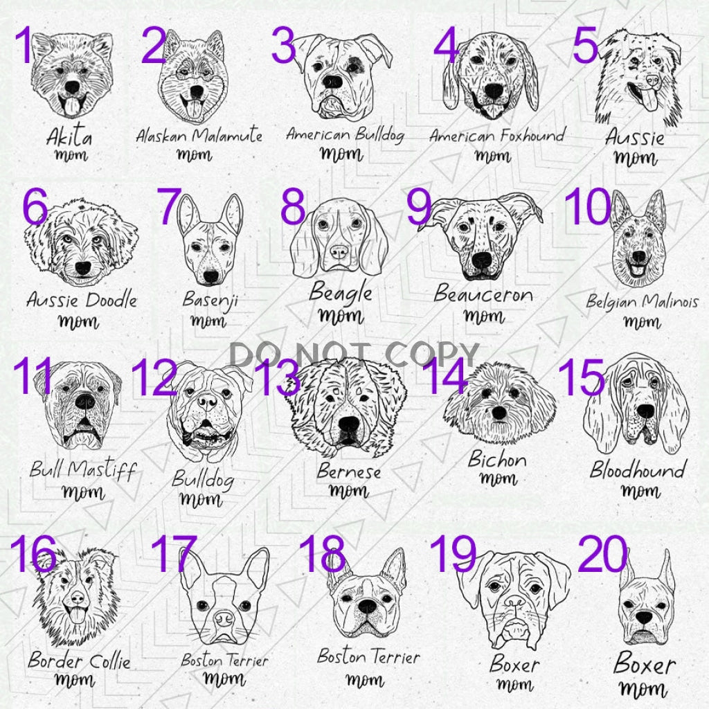 Custom Dog Breed (3 Dogs) Mug