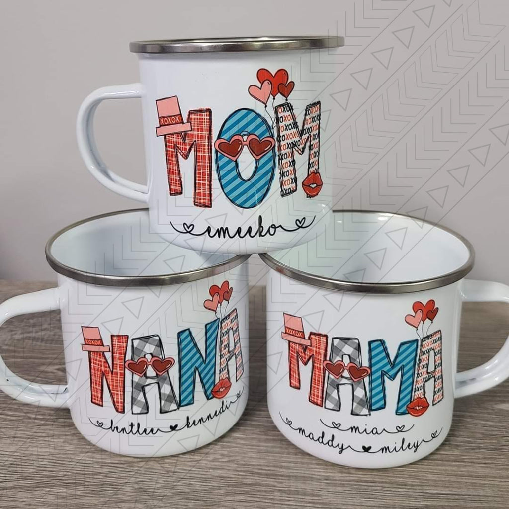 Custom Valentine With Names Mug