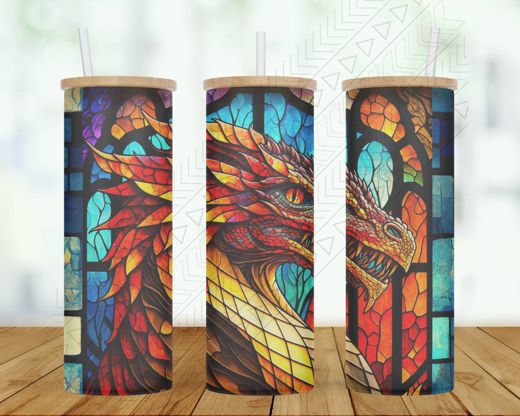 Dragon Stain Glass Tumbler