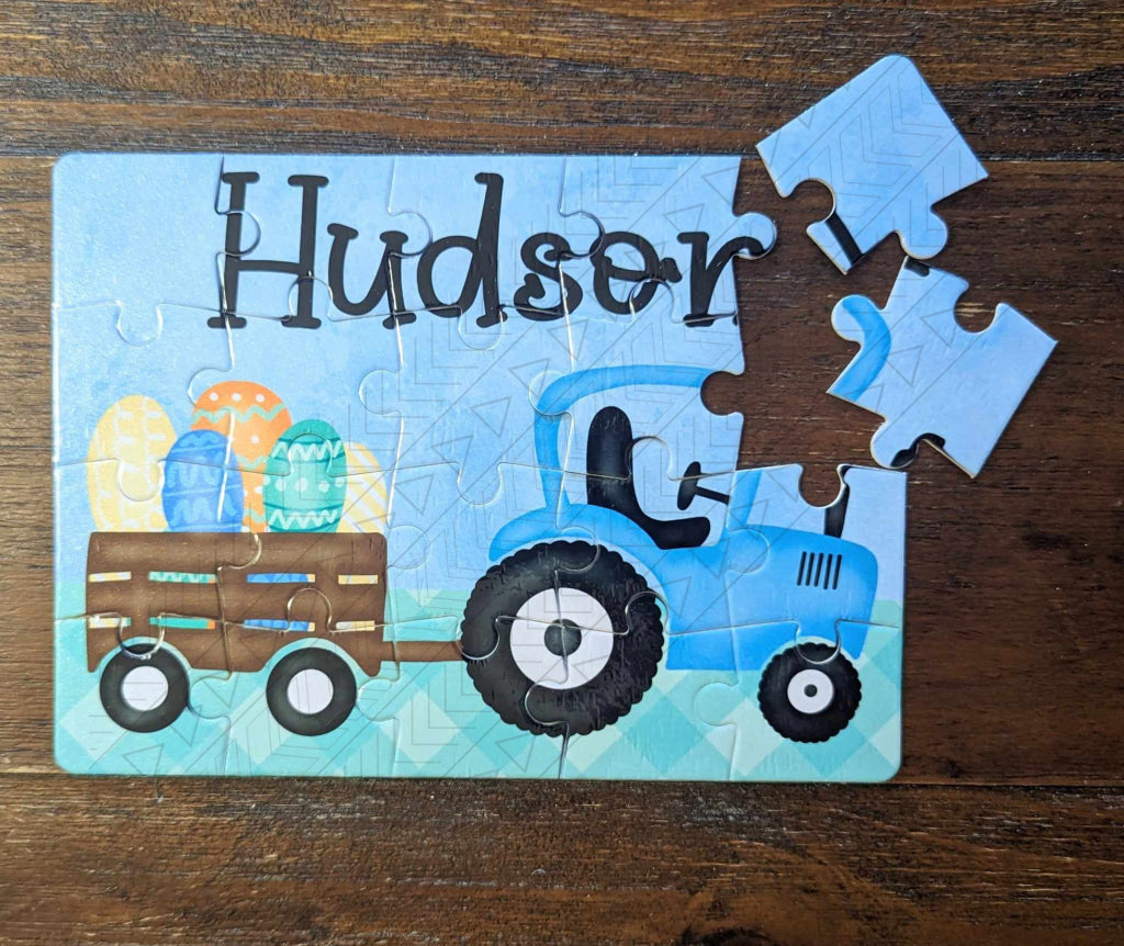 Easter Tractor Puzzle