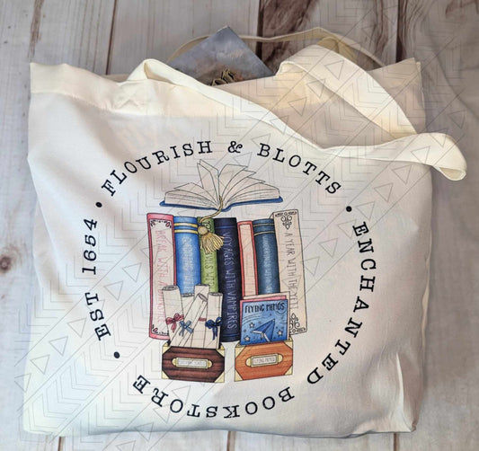 Enchanted Book Store Tote