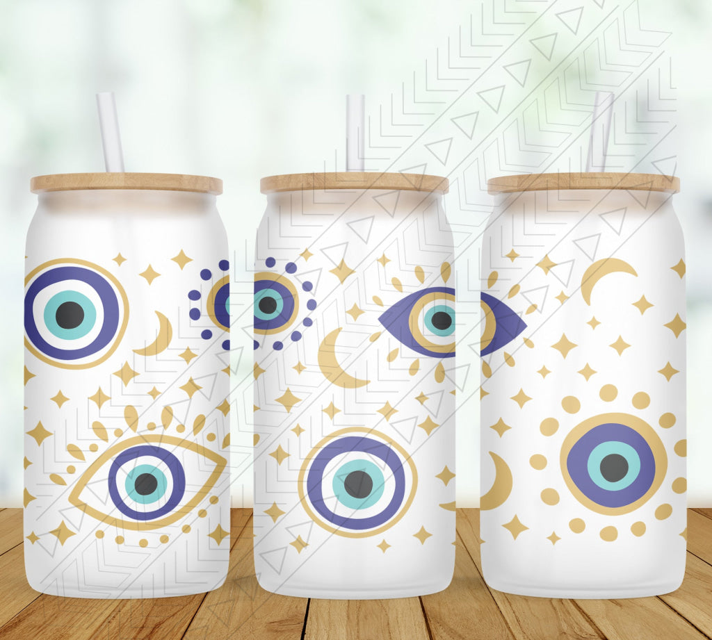 Evil Eye Glass Can