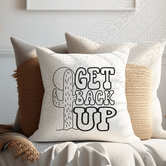 Get Back Up Pillow Cover Pillowcases & Shams