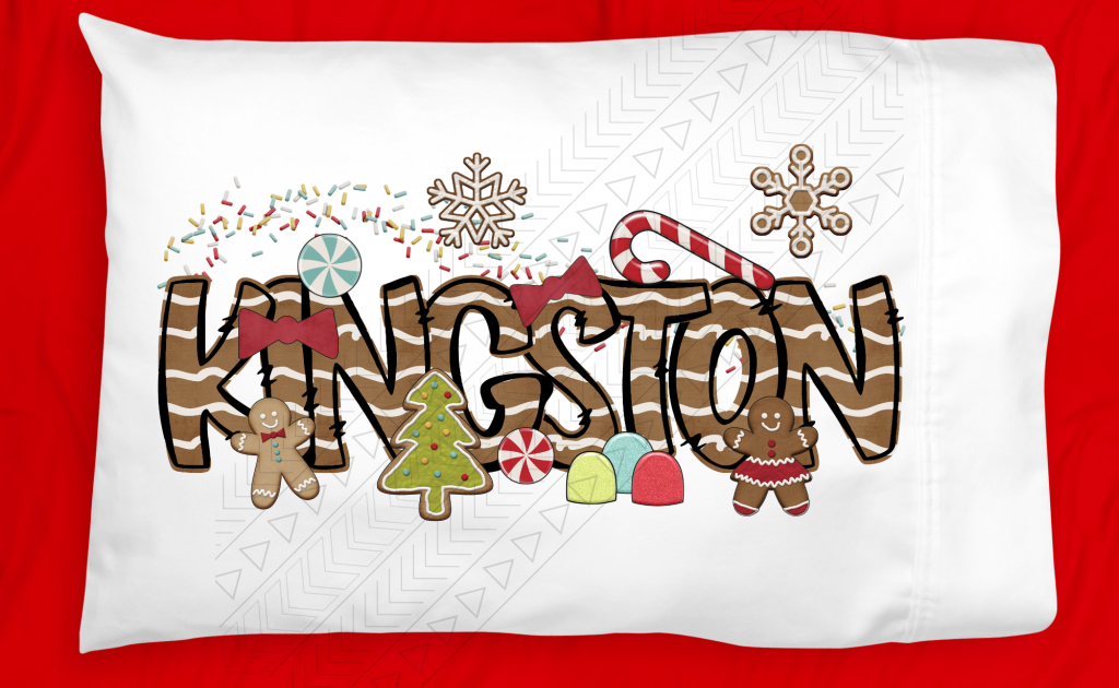 Gingerbread Pillowcase Personalized Pillowcases