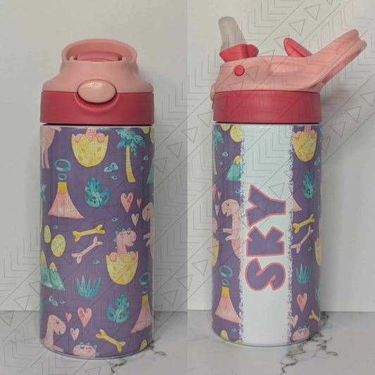 Girly Dino Kid’s Bottle