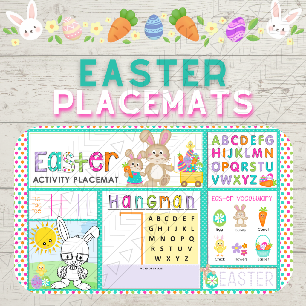 Hangman Easter Placemat Placemat