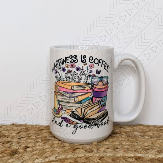 Happiness Is Coffee And A Good Book Mug