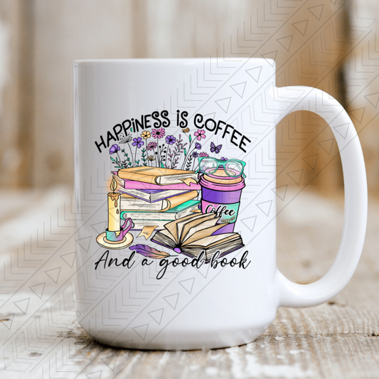 Happiness Is Coffee And A Good Book Mug