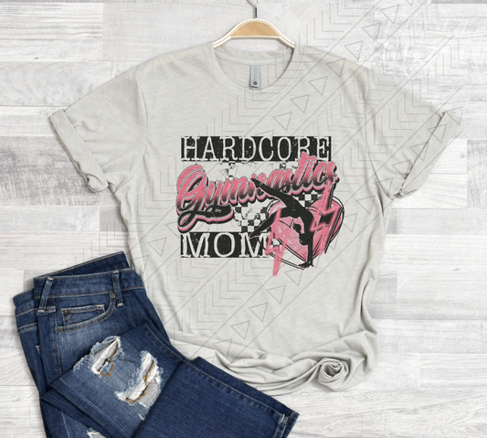 Hardcore Gymnastics Mom Shirts & Tops