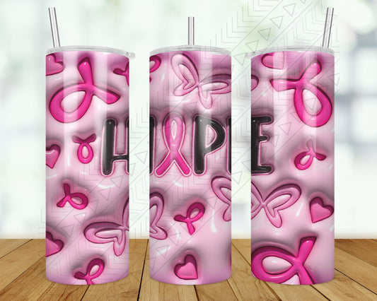 Hope 3D Puff Tumbler Draft
