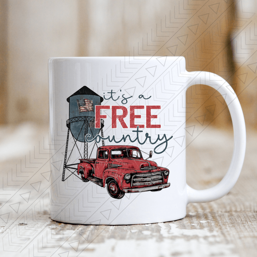 Its A Free Country Mug