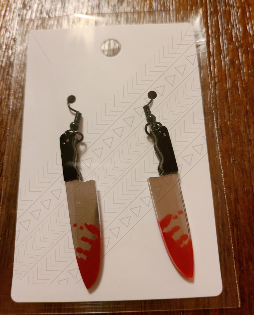 Knife Earrings