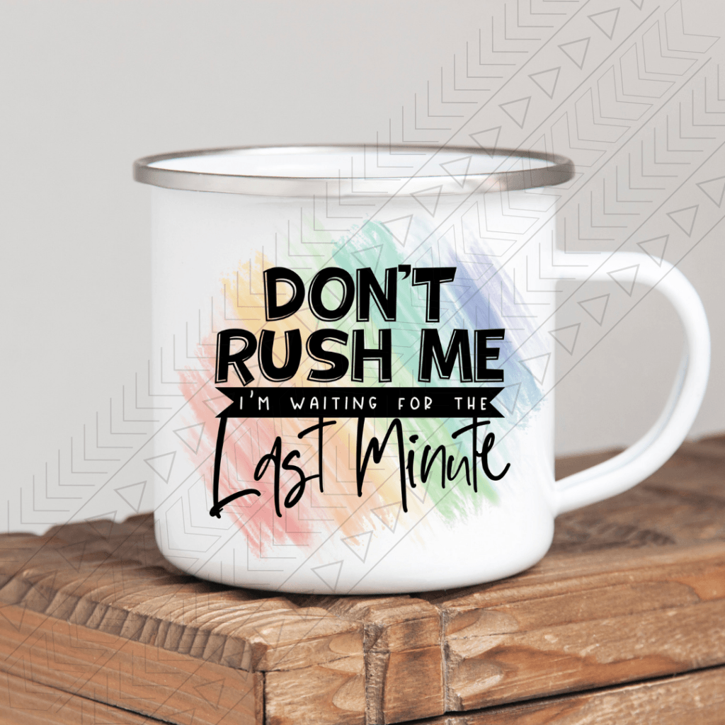 Last Minute Enamel Mug Mug