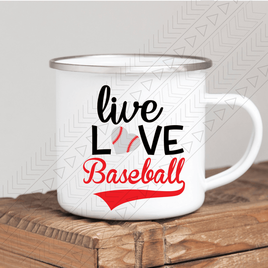 Live Love Baseball Mug