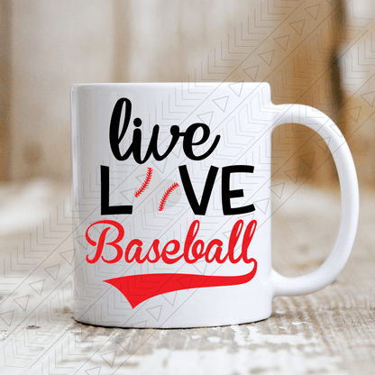 Live Love Baseball Mug