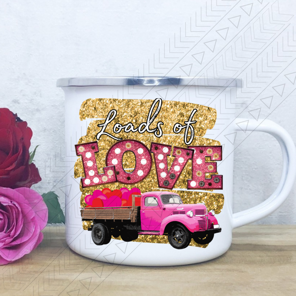 Loads Of Love Enamel Mug Mug