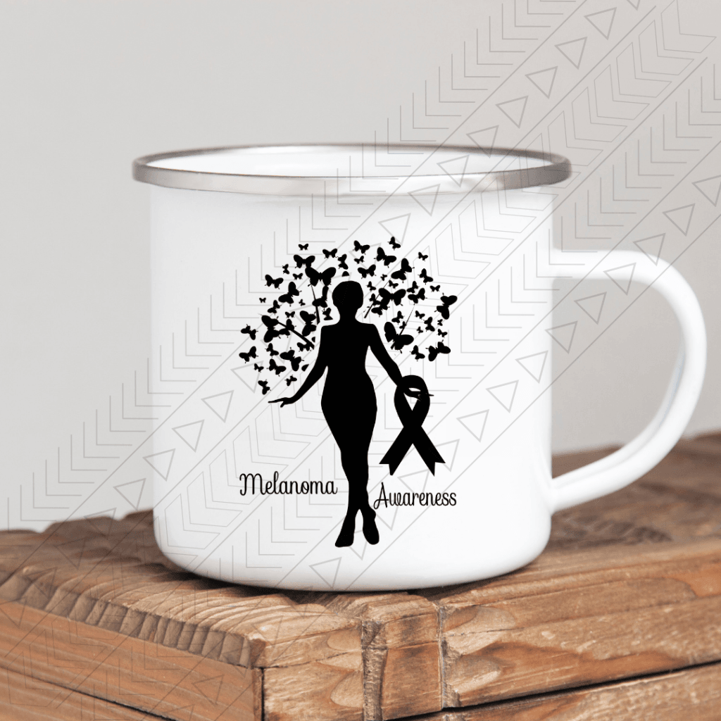 Melanoma Awareness Enamel Mug Mug