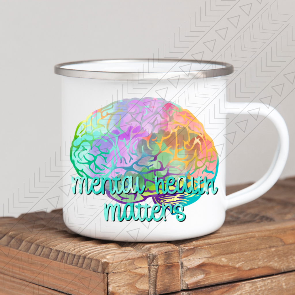 Mental Health Matters Enamel Mug Mug