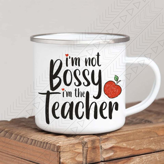 Not Bossy Enamel Mug Mug