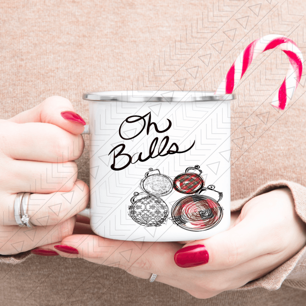 Oh Balls Enamel Mug Mug