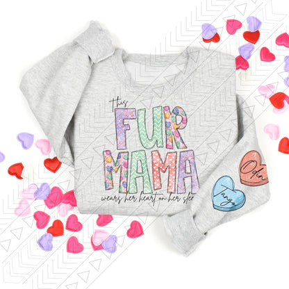 Pet Mama Heart On My Sleeve Shirts & Tops