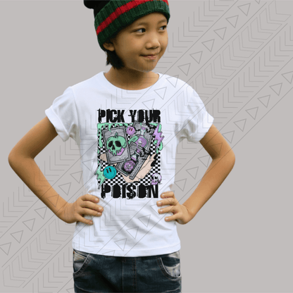 Pick Your Poison Kids Tee Shirts