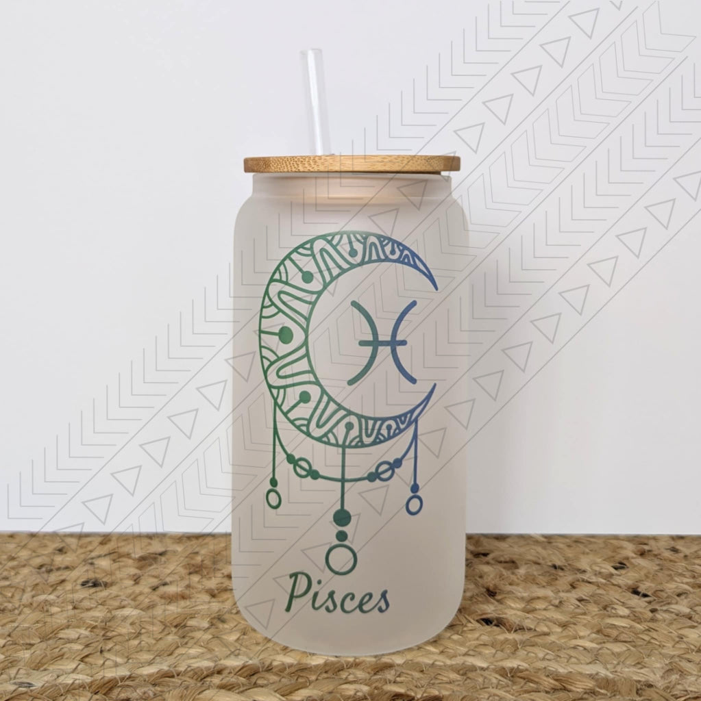 Pisces Glass Can