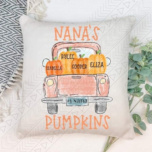 Fall Truck {Style 1} Pillow Cover.