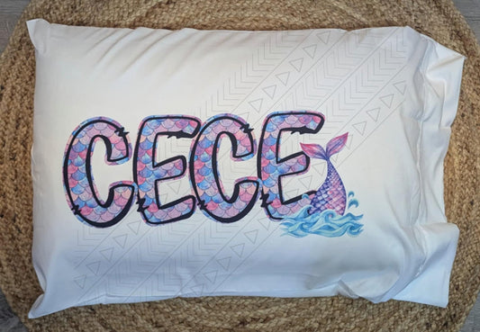 Purple Mermaid Pillowcase Personalized Pillowcases