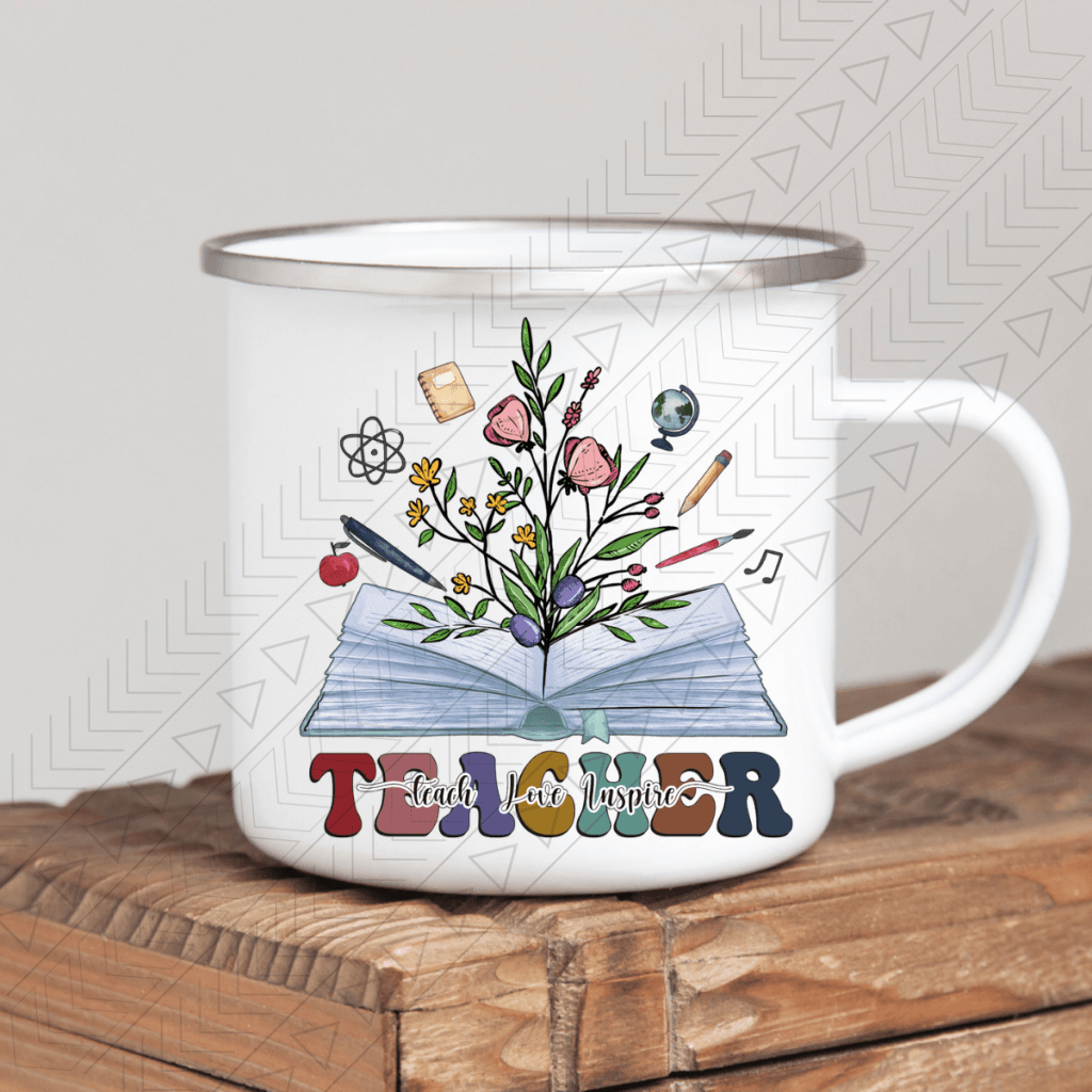 Reading Teacher Enamel Mug Mug