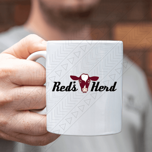 Reds Herd Ceramic Mug 11Oz Custom